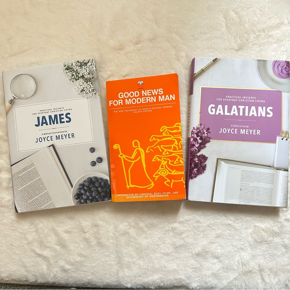 Set of 3 Bible Books